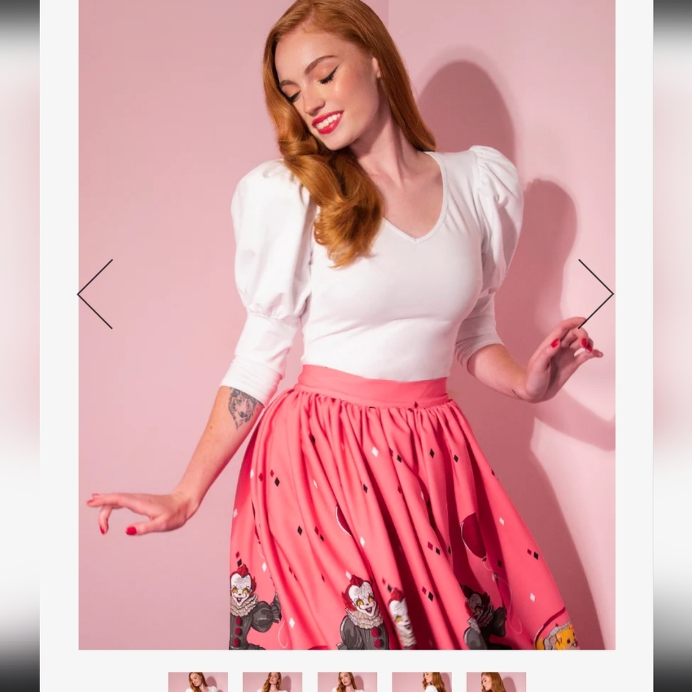 CARNIVAL TOP IN WHITE 2XL